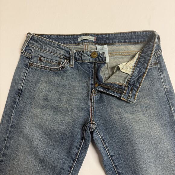 Vintage Levis 545 Women's 10M Low Boot Cut Stretch Blue Medium Wash Denim Jeans - Picture 8 of 16